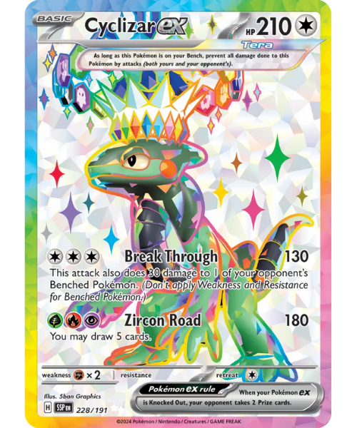 Scarlet & Violet Surging Sparks 228/191 - Cyclizar ex [Ultra Rare]