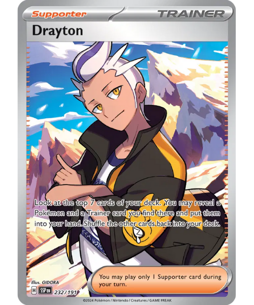 Scarlet & Violet Surging Sparks 232/191 - Drayton [Ultra Rare]