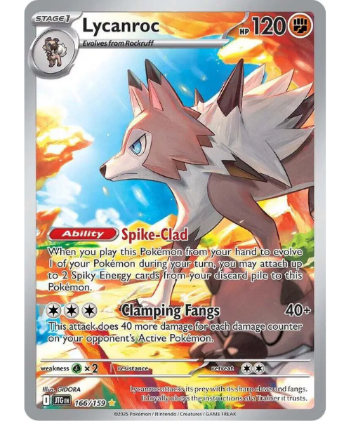 Scarlet & Violet - Journey Together 166/159 - Lycanroc [Illustration Rare]