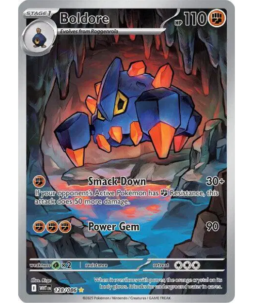 Scarlet & Violet White Flare 128/086 - Boldore [Illustration Rare]