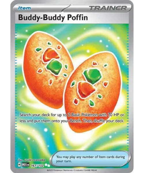 Mega Evolution Base 167/132 - Buddy-Buddy Poffin [Ultra Rare]