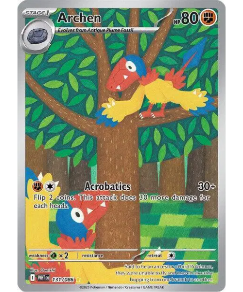 Scarlet & Violet White Flare 131/086 - Archen [Illustration Rare]