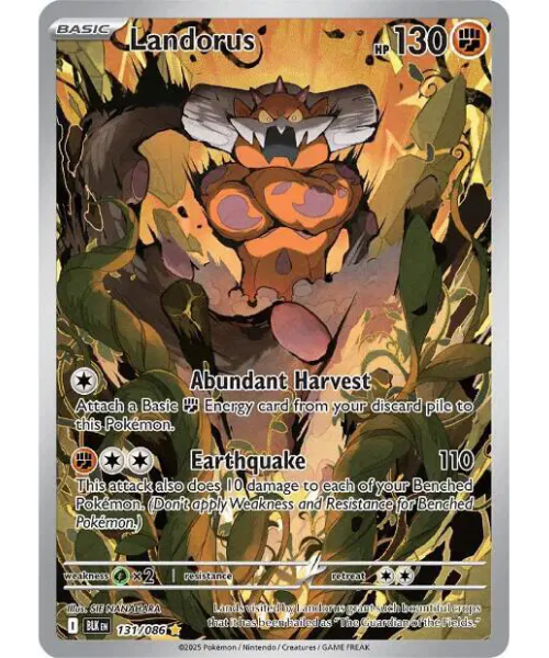 Scarlet & Violet - Black Bolt 131/086 - Landorus [Illustration Rare]