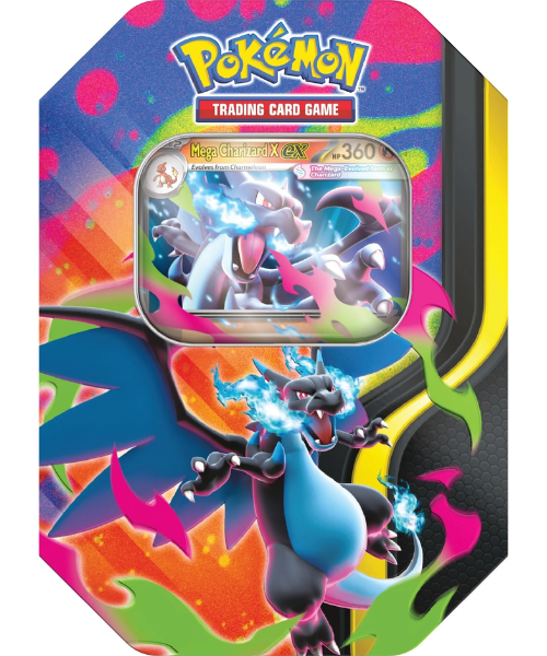 Pokémon TCG - Spring 2026 Charizard Tin - Mega Charizard X